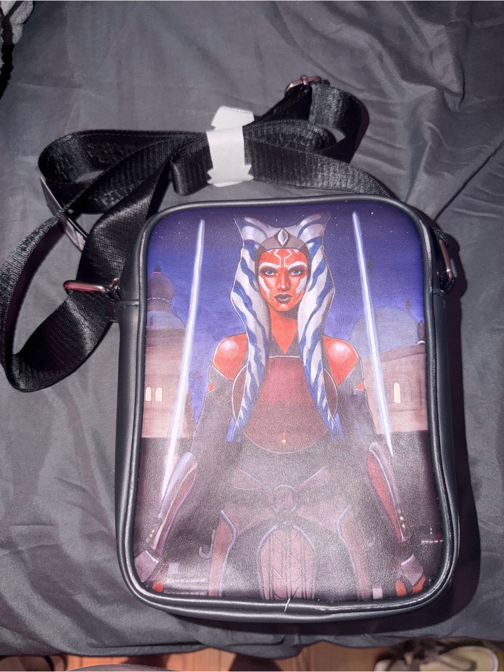 Disney Ahsoka Crossbody Bag in Blue and Black